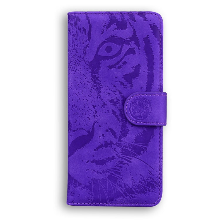 For Xiaomi Redmi Note 13 Pro+ 5G Tiger Embossing Pattern Leather Phone Case(Purple) - Note 13 Pro+ Cases by buy2fix | Online Shopping UK | buy2fix