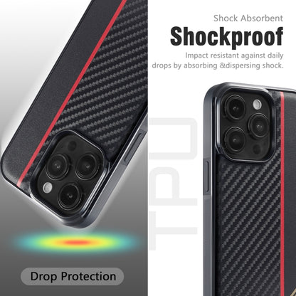 For Samsung Galaxy S23 Ultra LC.IMEEKE 3 in 1 Carbon Fiber Texture Shockproof Phone Case(Black) - Galaxy S23 Ultra 5G Cases by LC.IMEEKE | Online Shopping UK | buy2fix