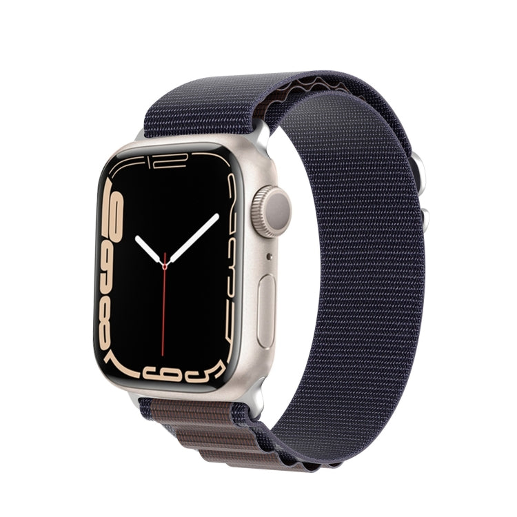 For Apple Watch SE 2023 40mm DUX DUCIS GS Series Nylon Loop Watch Band(Indigo Blue) - Watch Bands by DUX DUCIS | Online Shopping UK | buy2fix