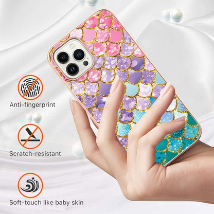 For iPhone 16 Pro Max Electroplating Pattern IMD TPU Shockproof Case(Colorful Scales) - iPhone 16 Pro Max Cases by buy2fix | Online Shopping UK | buy2fix