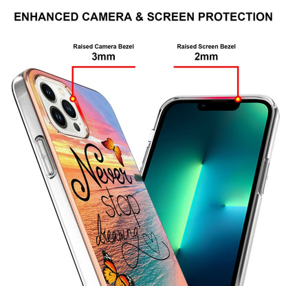 For iPhone 16 Pro Electroplating Pattern IMD TPU Shockproof Case(Dream Chasing Butterfly) - iPhone 16 Pro Cases by buy2fix | Online Shopping UK | buy2fix