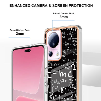 For Xiaomi 13 Lite 5G Electroplating Marble Dual-side IMD Phone Case(Equation) - 13 Lite Cases by buy2fix | Online Shopping UK | buy2fix