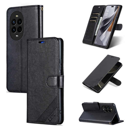 For Huawei nova13 Pro AZNS Sheepskin Texture Flip Leather Phone Case(Black) - Huawei Cases by AZNS | Online Shopping UK | buy2fix