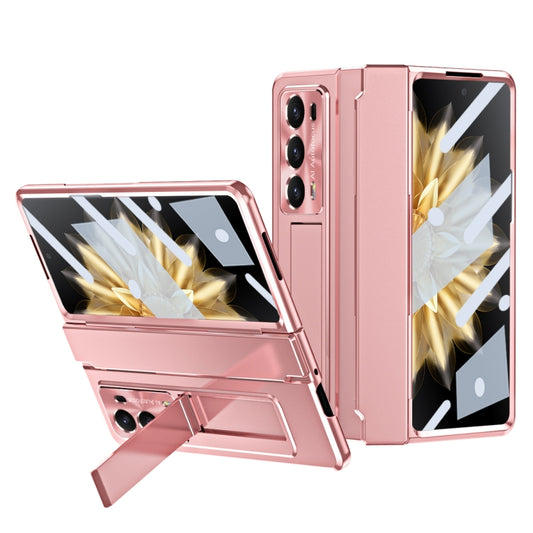 For Honor Magic V2 Integrated Folding Phone Case with Hinge(Rose Gold) - Honor Cases by buy2fix | Online Shopping UK | buy2fix