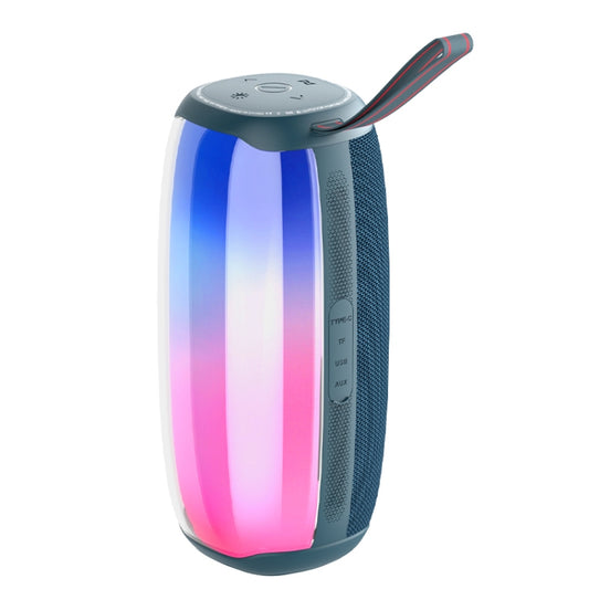 HOPESTAR P50 IPX6 Waterproof Outdoor Portable RGB Light Bluetooth Speaker(Blue) - Waterproof Speaker by HOPESTAR | Online Shopping UK | buy2fix