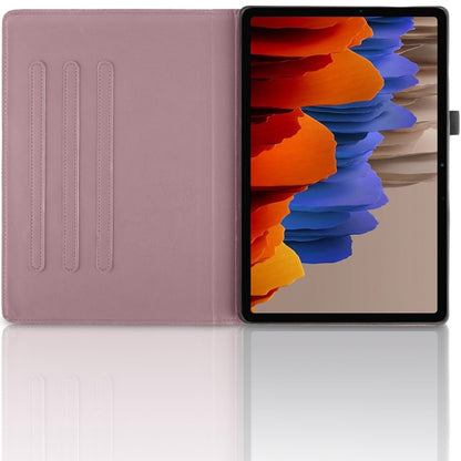 For Samsung Galaxy Tab S10+ / S9+ / S8+ Tree Life Embossed Rotation Leather Tablet Case(Rose Gold) - Tab A7 Lite T220 / T225 by buy2fix | Online Shopping UK | buy2fix