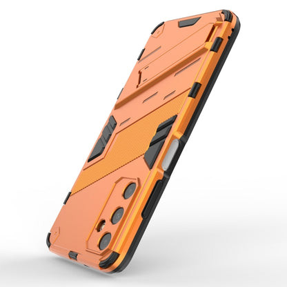 For Samsung Galaxy A05s 4G Punk Armor 2 in 1 PC + TPU Shockproof Phone Case with Invisible Holder(Orange) - Galaxy Phone Cases by buy2fix | Online Shopping UK | buy2fix