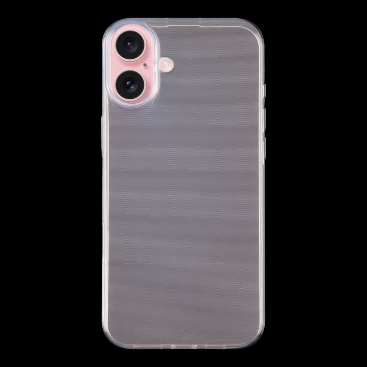 For iPhone 16 Ultra-thin Transparent TPU Phone Case - iPhone 16 Cases by buy2fix | Online Shopping UK | buy2fix