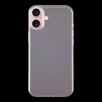 For iPhone 16 Plus Ultra-thin Transparent TPU Phone Case - iPhone 16 Plus Cases by buy2fix | Online Shopping UK | buy2fix