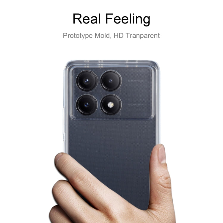 For Xiaomi Redmi K70E Ultra-thin Transparent TPU Phone Case - K70E Cases by buy2fix | Online Shopping UK | buy2fix