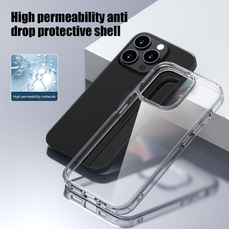 For iPhone 15 Pro Max iPAKY Aurora Series Shockproof PC + TPU Protective Phone Case(Transparent) - iPhone 15 Pro Max Cases by iPAKY | Online Shopping UK | buy2fix