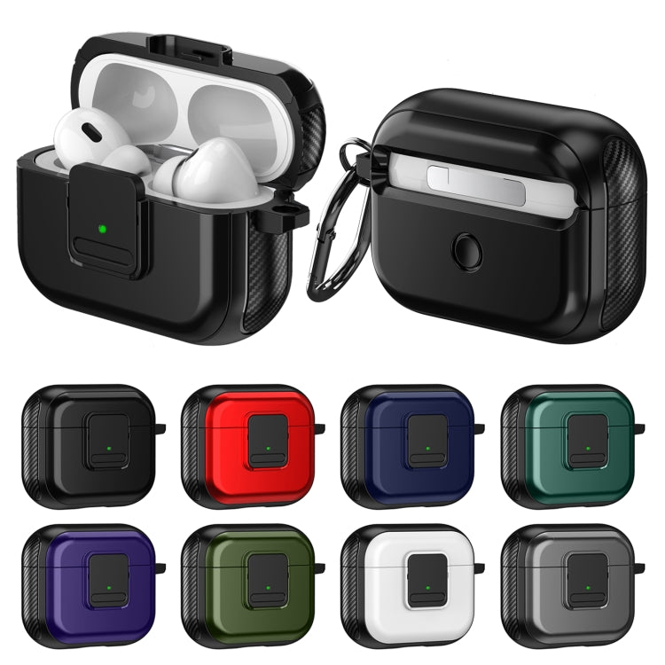 For AirPods 3 TPU + PC Wireless Earphones Case with Magnetic Switch(Black) - For AirPods 3 by buy2fix | Online Shopping UK | buy2fix