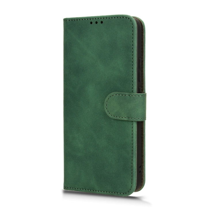 For Xiaomi Redmi K70 / K70 Pro Skin Feel Magnetic Flip Leather Phone Case(Green) - K70 Pro Cases by buy2fix | Online Shopping UK | buy2fix