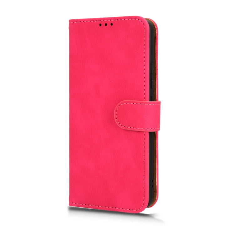 For Xiaomi Redmi K70 / K70 Pro Skin Feel Magnetic Flip Leather Phone Case(Rose Red) - K70 Pro Cases by buy2fix | Online Shopping UK | buy2fix