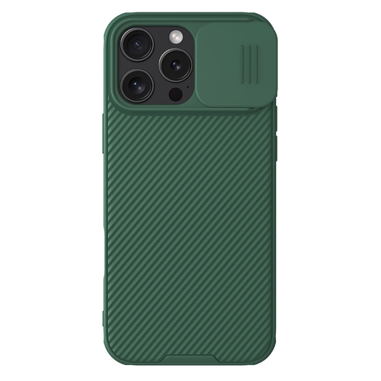 For iPhone 16 Pro Max NILLKIN CamShield Pro Magnetic Magsafe Phone Case(Green) - iPhone 16 Pro Max Cases by NILLKIN | Online Shopping UK | buy2fix