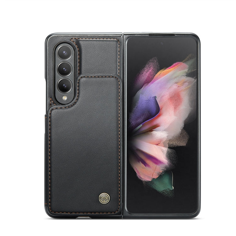 For Samsung Galaxy Z Fold3 5G CaseMe C22 PC+TPU Business Style RFID Anti-theft Leather Phone Case(Black) - Galaxy Phone Cases by CaseMe | Online Shopping UK | buy2fix