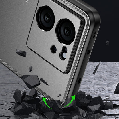 For Xiaomi Redmi K70 Pro Frosted Metal Phone Case(Black) - K70 Pro Cases by buy2fix | Online Shopping UK | buy2fix