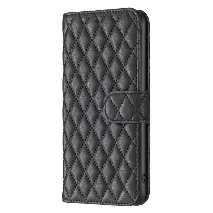 For Honor 200 Lite Global Diamond Lattice Wallet Flip Leather Phone Case(Black) - Honor Cases by buy2fix | Online Shopping UK | buy2fix