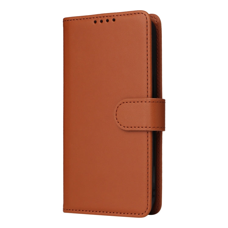 For Samsung Galaxy S24 5G BETOPNICE BN-005 2 in 1 Detachable Imitate Genuine Leather Phone Case(Brown) - Galaxy S24 5G Cases by BETOPNICE | Online Shopping UK | buy2fix