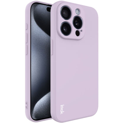 For iPhone 15 Pro imak UC-4 Series Straight Edge TPU Phone Case(Purple) - iPhone 15 Pro Cases by imak | Online Shopping UK | buy2fix