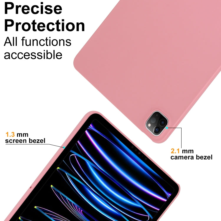 For iPad Pro 13 2024 Oil Spray Skin-friendly TPU Tablet Case(Pink) - iPad Pro 13 2024 Cases by buy2fix | Online Shopping UK | buy2fix