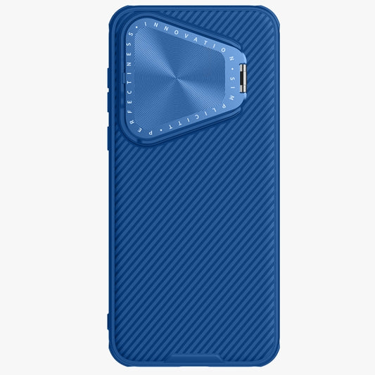 For Huawei Pura 70 Pro/70 Pro+ NILLKIN Black Mirror Prop CD Texture Mirror Phone Case(Blue) - Huawei Cases by NILLKIN | Online Shopping UK | buy2fix