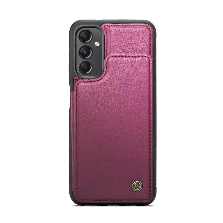 For Samsung Galaxy A24 4G CaseMe C22 Card Slots Holder RFID Anti-theft Phone Case(Wine Red) - Galaxy Phone Cases by CaseMe | Online Shopping UK | buy2fix