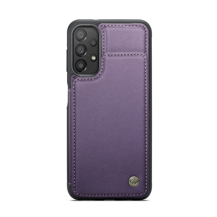 For Samsung Galaxy A33 5G CaseMe C22 Card Slots Holder RFID Anti-theft Phone Case(Purple) - Galaxy Phone Cases by CaseMe | Online Shopping UK | buy2fix