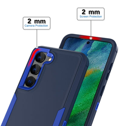 For Samsung Galaxy S25 / S24 5G Magnetic 2 in 1 PC Hybrid TPU Phone Case(Purple+Black) - Galaxy S24 5G Cases by buy2fix | Online Shopping UK | buy2fix