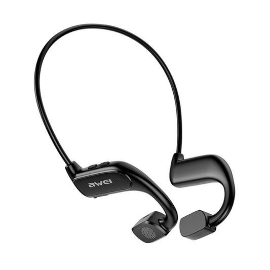 AWEI A897BL Air Conduction Noise Reduction Sports Bluetooth Earphones(Black) - Sport Earphone by awei | Online Shopping UK | buy2fix