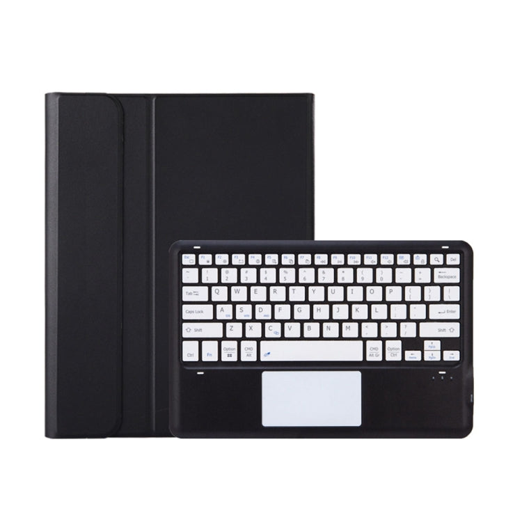 For Lenovo Xiaoxin Pad Pro 12.7 inch AM24-A TPU Ultra-thin Detachable Bluetooth Keyboard Tablet Leather Case with Touchpad(Black White) - Lenovo Keyboard by buy2fix | Online Shopping UK | buy2fix
