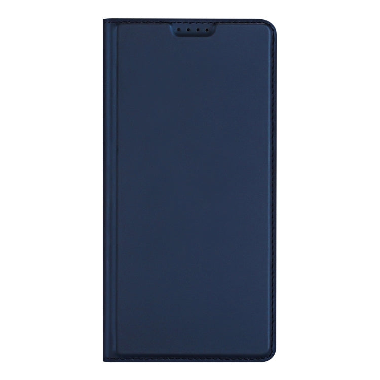 For Samsung Galaxy A35 5G DUX DUCIS Skin Pro Series Flip Leather Phone Case(Blue) - Galaxy Phone Cases by DUX DUCIS | Online Shopping UK | buy2fix