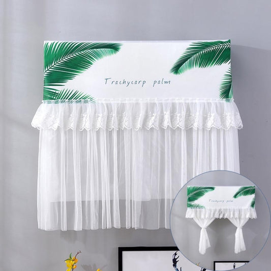 Do Not Take Dust-proof And Anti Direct Blowing Simple Wind Hanging Machine Air Conditioner Moon Cover, Size:Width 86 × Thickness 20 × Height 90cm(Plantain Leaves) - Dust Covers by buy2fix | Online Shopping UK | buy2fix