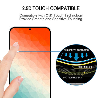 For Samsung Galaxy S24 5G Full Glue Screen Tempered Glass Film, Support Fingerprint Unlocking - Galaxy S24 5G Tempered Glass by buy2fix | Online Shopping UK | buy2fix