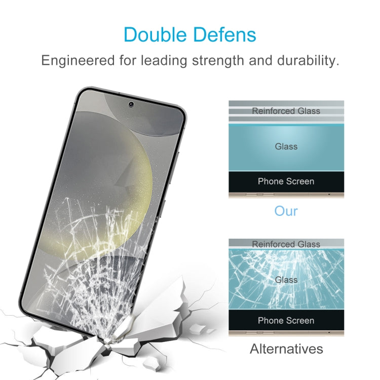 For Samsung Galaxy S25+ 5G 0.18mm 9H 2.5D Tempered Glass Film, Support Fingerprint Unlocking - Galaxy S25+ 5G Tempered Glass by DIYLooks | Online Shopping UK | buy2fix