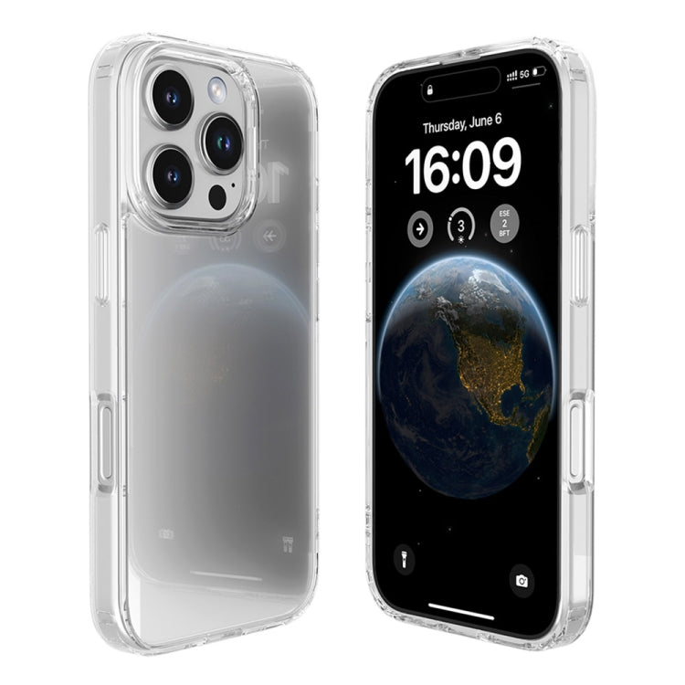 For iPhone 16 Pro Mutural Ice Series TPU Phone Case(Transparent) - iPhone 16 Pro Cases by Mutural | Online Shopping UK | buy2fix