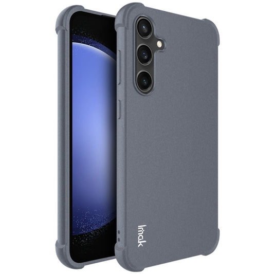 For Samsung Galaxy S23 FE 5G imak Shockproof Airbag TPU Phone Case(Matte Grey) - Galaxy S23 FE 5G Cases by imak | Online Shopping UK | buy2fix