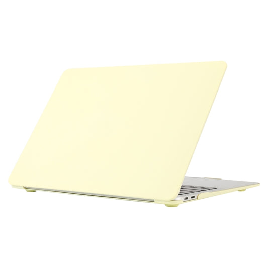 For MacBook Pro 16 inch M3 Max Cream Style Laptop Plastic Protective Case(Cream Yellow) - MacBook Pro Cases by buy2fix | Online Shopping UK | buy2fix