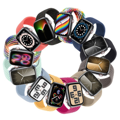 For Apple Watch Series 5 44mm DUX DUCIS Mixture Pro Series Magnetic Buckle Nylon Braid Watch Band(New Rainbow) - Watch Bands by DUX DUCIS | Online Shopping UK | buy2fix