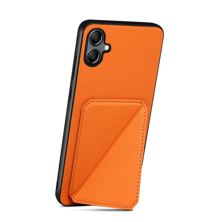 For Samsung Galaxy A32 5G Denior Imitation Calf Leather Back Phone Case with Holder(Orange) - Galaxy Phone Cases by Denior | Online Shopping UK | buy2fix