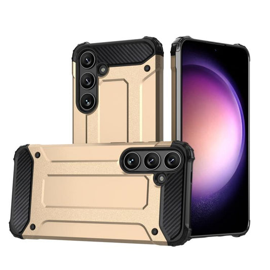 For Samsung Galaxy S25+ 5G Magic Armor TPU Hybrid PC Phone Case(Gold) - Galaxy S25+ 5G Cases by buy2fix | Online Shopping UK | buy2fix