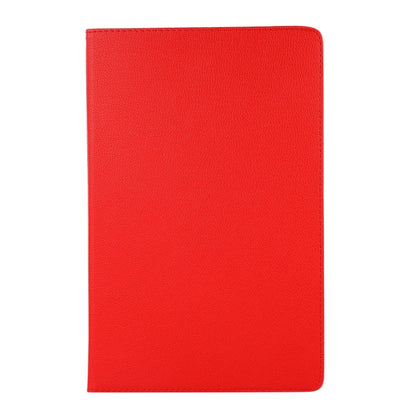 For Lenovo Tab M11 / Xiaoxin Pad 11 2024 360 Degree Rotation Litchi Texture Leather Tablet Case(Red) - Lenovo by buy2fix | Online Shopping UK | buy2fix