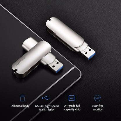 Teclast Leishen Plus Series USB3.0 Twister Flash Drive, Memory:64GB(Silver) - USB Flash Drives by TECLAST | Online Shopping UK | buy2fix