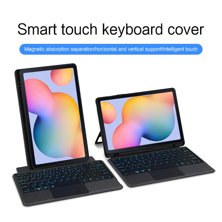 For Samsung Galaxy Tab S6 Lite 2020 / 2022 YJ-P610 Split Bluetooth Keyboard Leather Tablet Case - Samsung Keyboard by buy2fix | Online Shopping UK | buy2fix