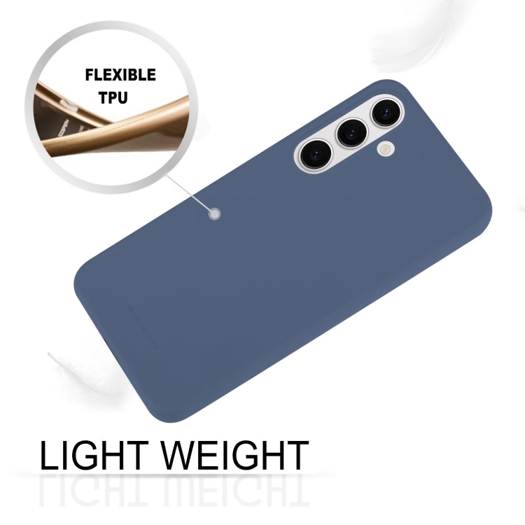 For Samsung Galaxy S24+ 5G GOOSPERY SOFT FEELING Liquid TPU Soft Phone Case(Dark Blue) - Galaxy S24+ 5G Cases by GOOSPERY | Online Shopping UK | buy2fix