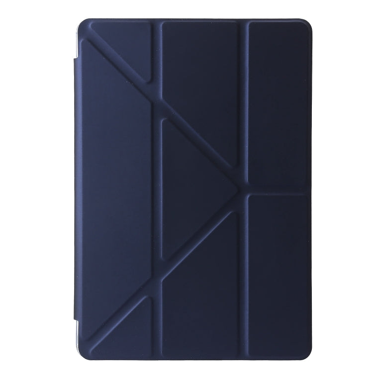 For Lenovo Tab M11 /Xiaoxin Pad 11 2024 Clear Acrylic Deformation Leather Tablet Case(Dark Blue) - Lenovo by buy2fix | Online Shopping UK | buy2fix