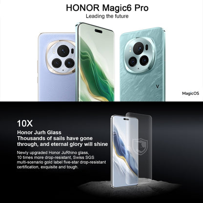 Honor Magic6 Pro, 16GB+512GB ,  6.8 inch Magic OS 8.0 Snapdragon 8 Gen 3 Octa Core up to 3.3GHz, Network: 5G, OTG, NFC, Support Google Play(White) - Honor by Huawei | Online Shopping UK | buy2fix