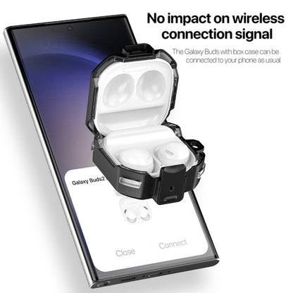For Samsung Galaxy Buds 2/2 Pro / Buds FE DUX DUCIS SECE Series TPU + PC Wireless Earphones Protective Case(Navy Blue) - Samsung Earphone Case by DUX DUCIS | Online Shopping UK | buy2fix