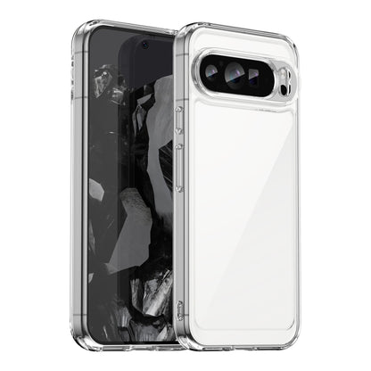 For Google Pixel 9 Pro XL Colorful Series Acrylic Hybrid TPU Phone Case(Transparent) - Google Cases by buy2fix | Online Shopping UK | buy2fix