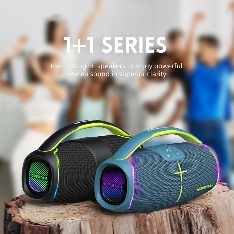 HOPESTAR H61 Outdoor IPX6 Waterproof Portable 50W Surround Bluetooth Speaker(Navy Blue) - Waterproof Speaker by HOPESTAR | Online Shopping UK | buy2fix